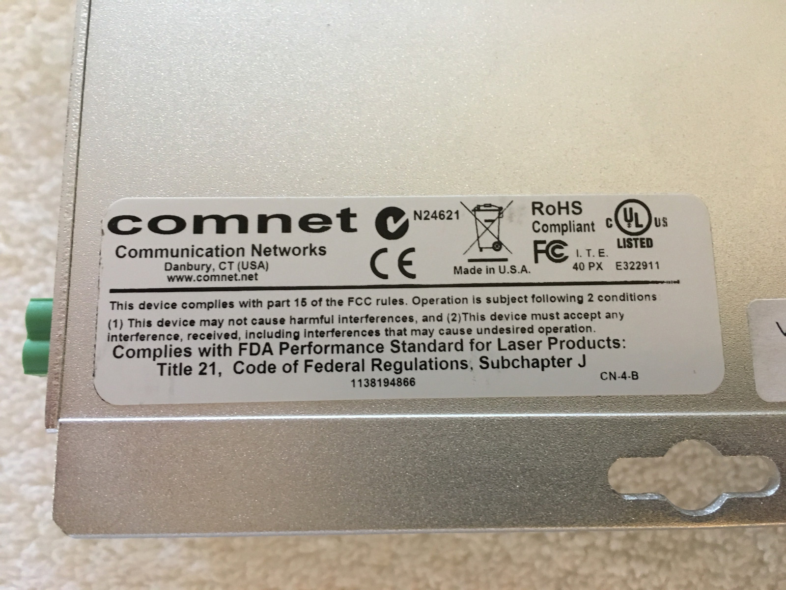 COMNET CNFE8TXBUS 8 PORT 10/100 SWITCH TX