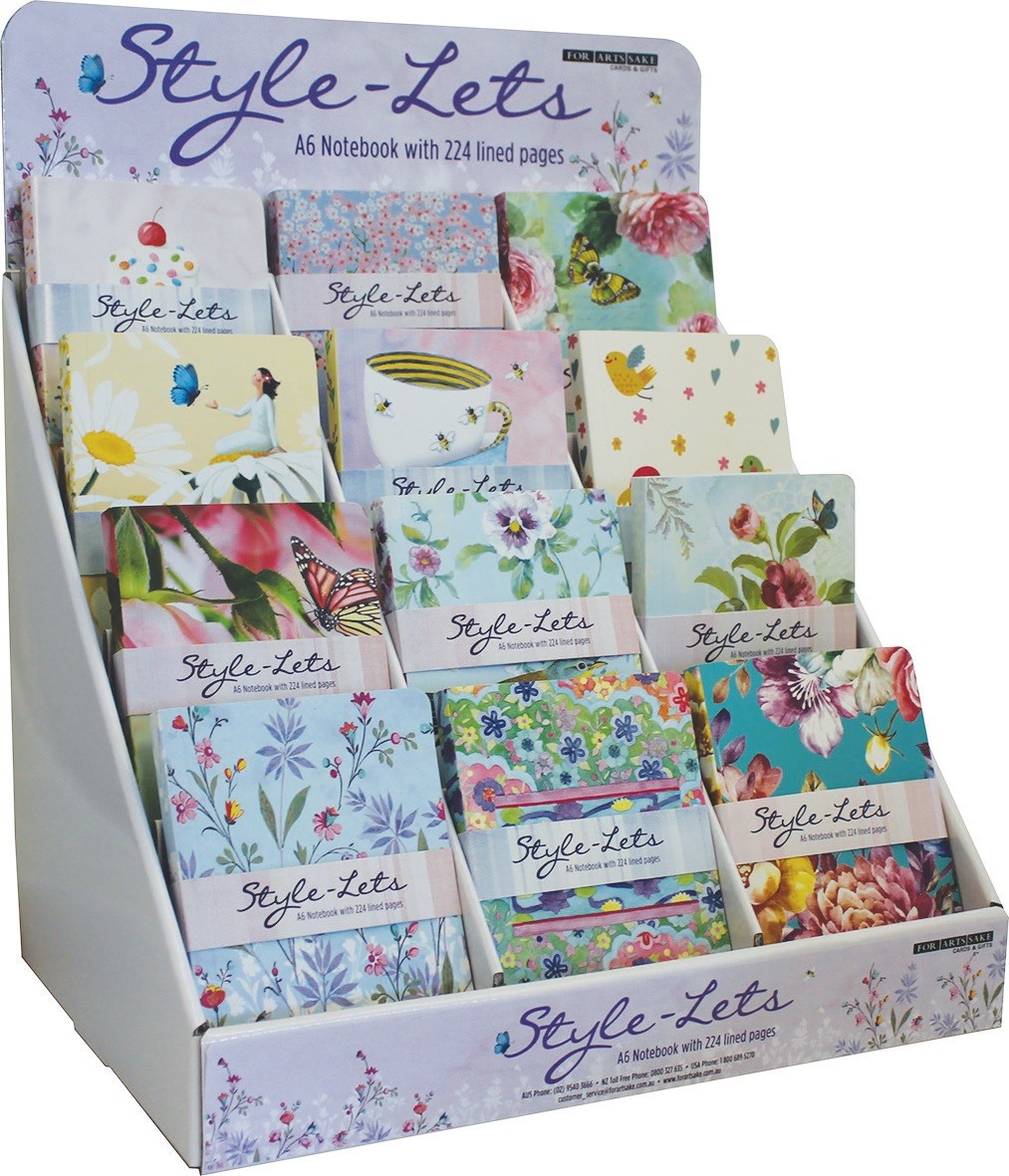 For Arts Sake Carol Wilson Notebook 4.13"x5.90" 224 Lined pages - Choose Design