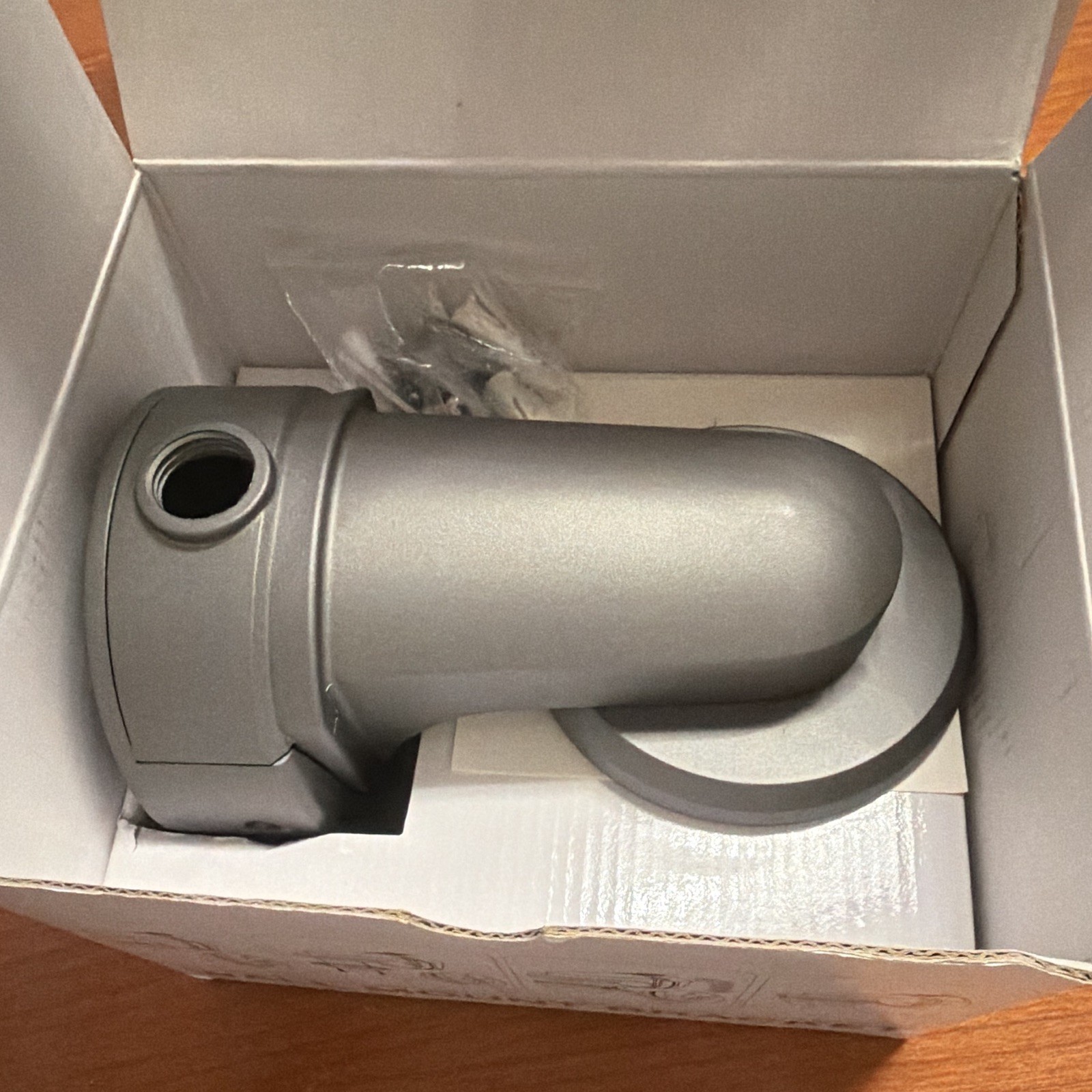 IBA EBS10-B-W Gray Wall Mounted Bracket Wall Mount for Security Camera