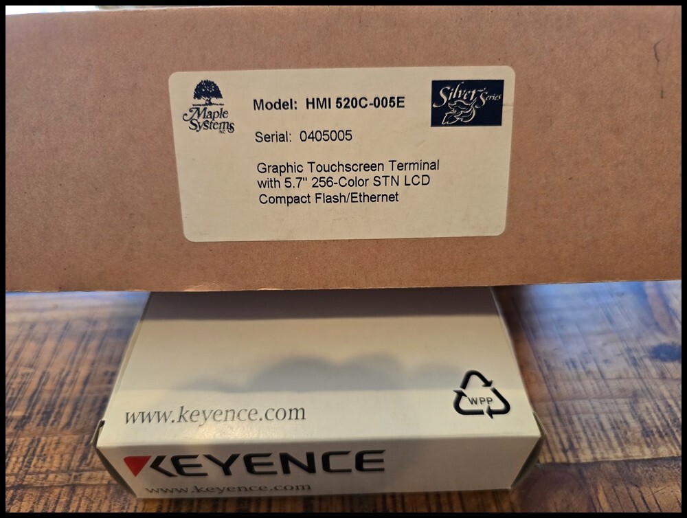 NEW Maple Systems HMI520C-005E Touchscreen Operator Interface Terminal –5.7" LCD