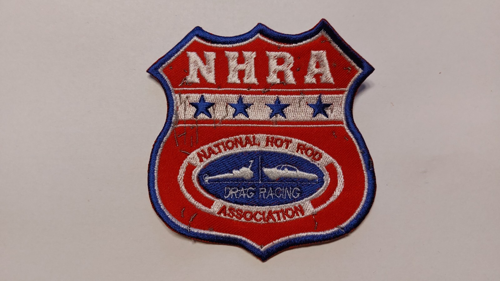 NHRA NATIONAL HOT ROD ASSOCIATION Aufnäher 10x9cm Oldschool Muscle Car