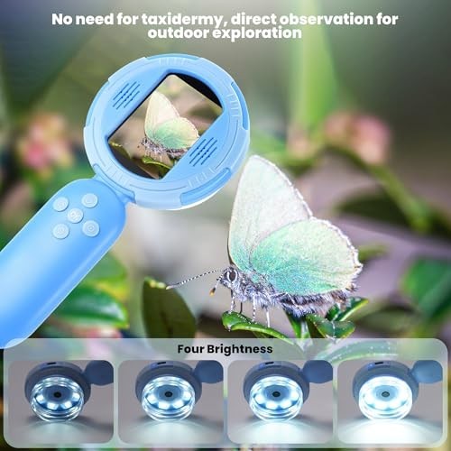 Handheld Microscope for Kids, Mini Digital Microscope for Kids with 2'' Inch...
