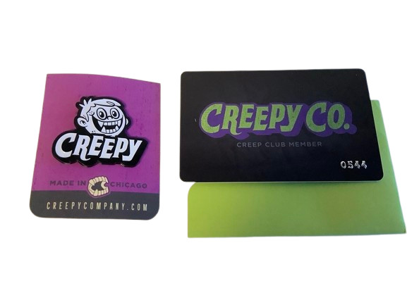 NEW Creepy Co. Creep Club KIT - Exclusive Bosco Bloodworth PIN & Member Card OOP