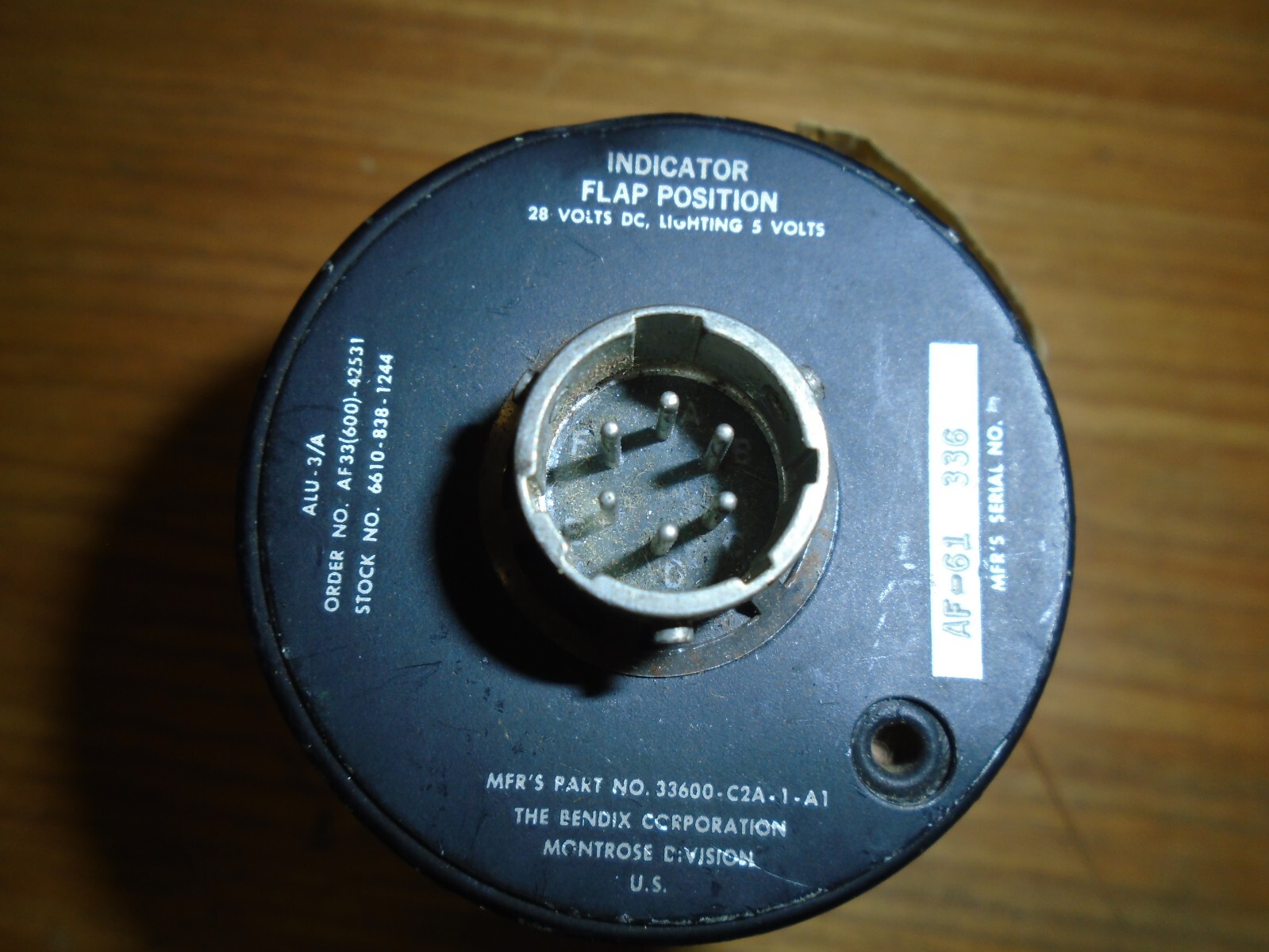 Bendix Flap Position Indicator P/N:33600-C2A-1-A1