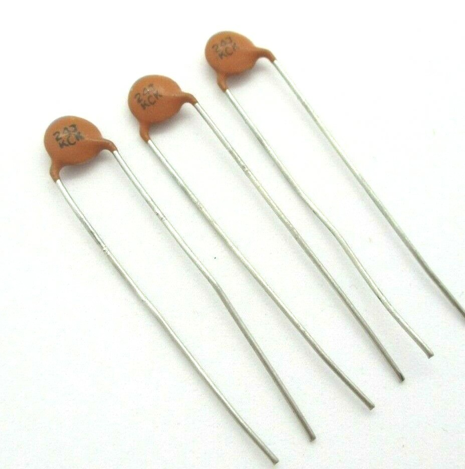 50/100pcs KCK Ceramic Condenser Capacitor 24pF, 0.024nF 500VDC, 5%, UJ - USA