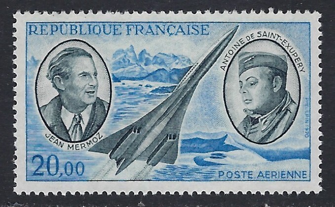 1970  MNH Airmail Stamp from France   CV $8.00............31J.....P-120-2