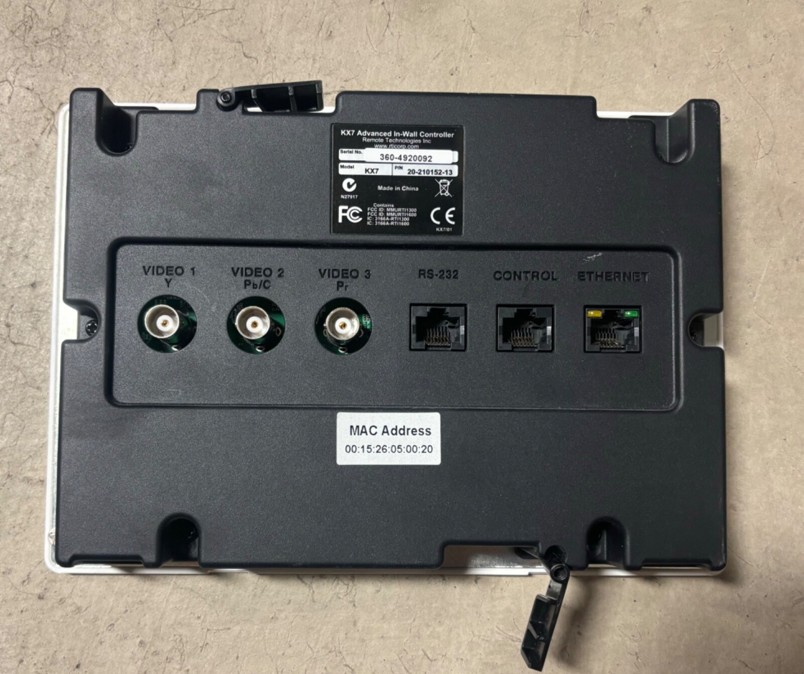 RTI KX7 Advanced In-Wall Controller *Used*