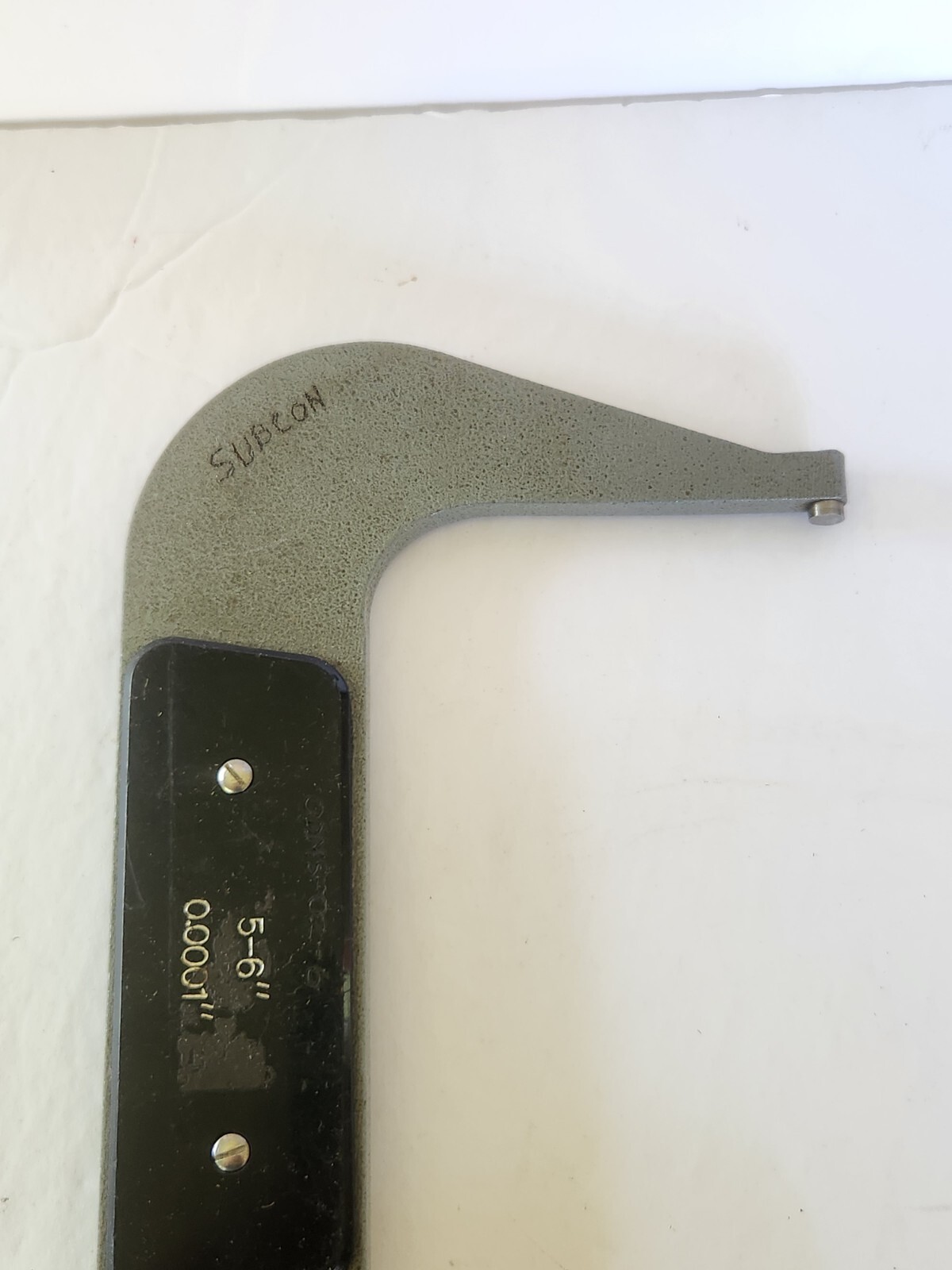 5 - 6 " Outside MICROMETER .0001 "