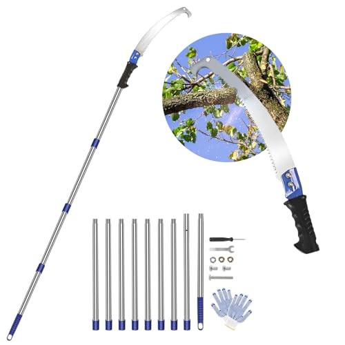 [14 feet] Pole Saws for Tree Trimming Extendable High Pruning Saws Manually
