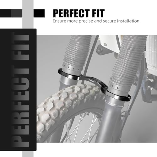 Aluminum Motorcycle Front Suspension Stabilizer Compatible with Kawasaki Black