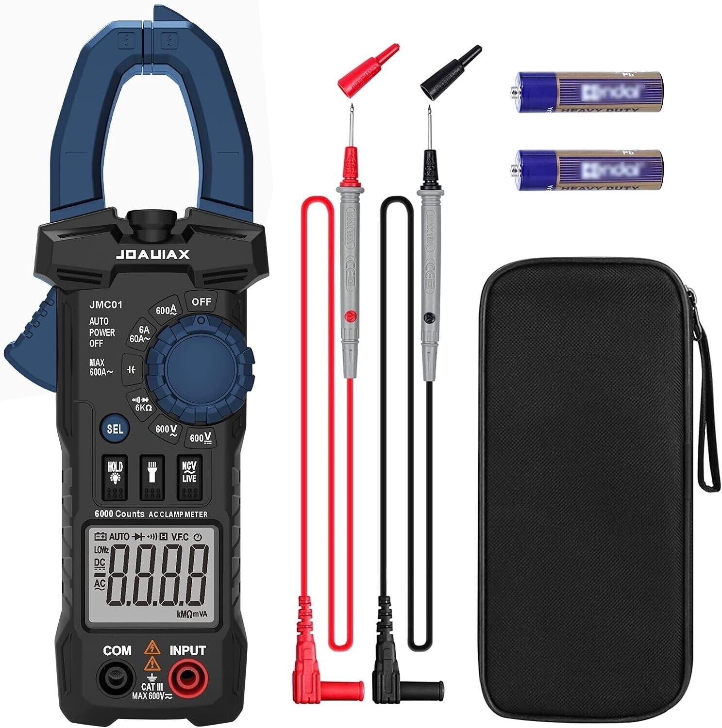 JOAUIAX JMC01 Manual/Auto Digital Clamp Meter - NEW Sealed