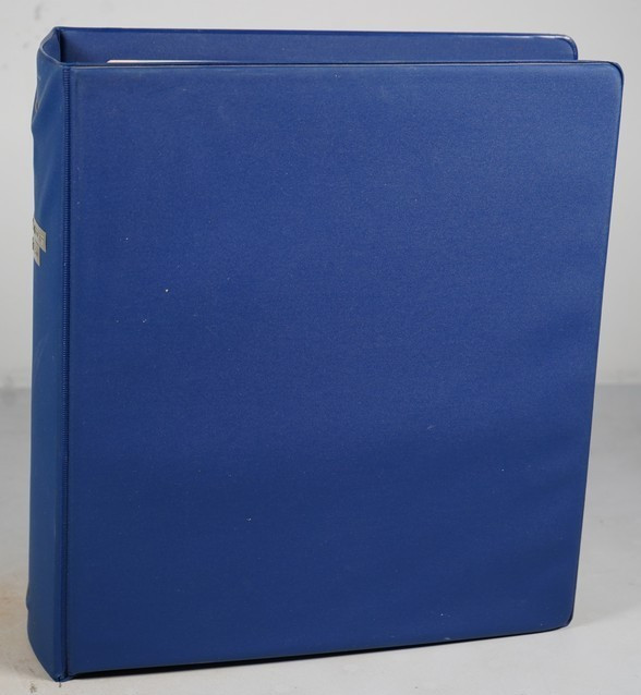 UNITED NATIONS 1951-1979 COLLECTION OF 300+ BLOCKS OF 4 STORED IN BLUE BINDER