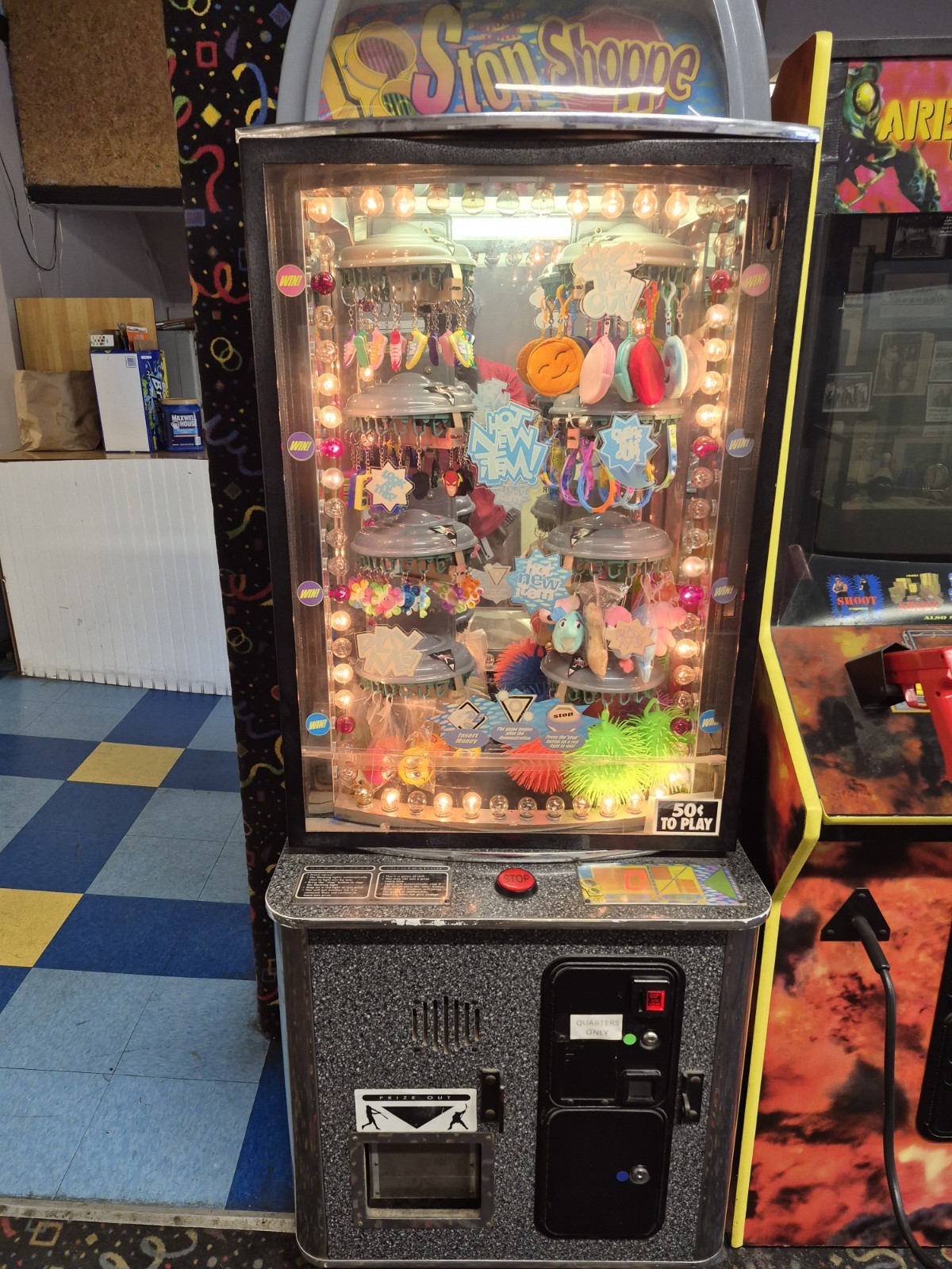 Stop Shoppe Arcade Game Full Size  Prize Game Machine