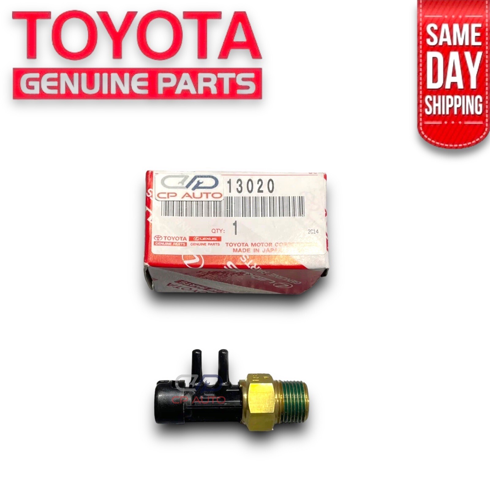 84 - 87 TOYOTA CELICA 2.0L 2.4L BIMETAL VACUUM SWITCHING VALVE BVSV NO2 OEM NEW