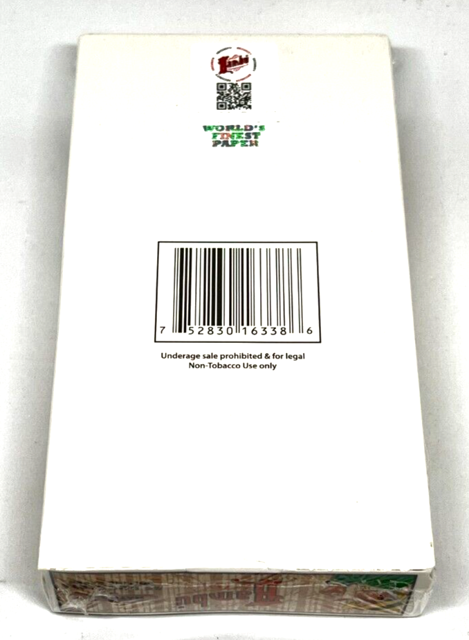 Bambu Natural Cigarette Rolling Papers 1 1/4 25 Booklet Display Box