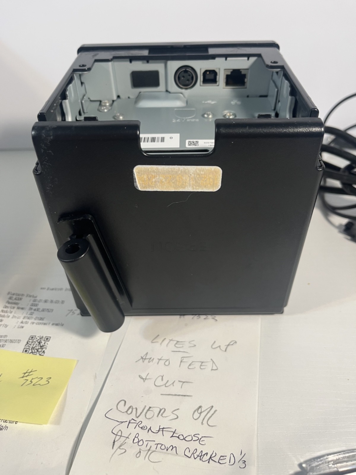 EPSON TMm30ii BLUETOOTH Printer + Power Supply ~TESTED #c7523 $5s/h