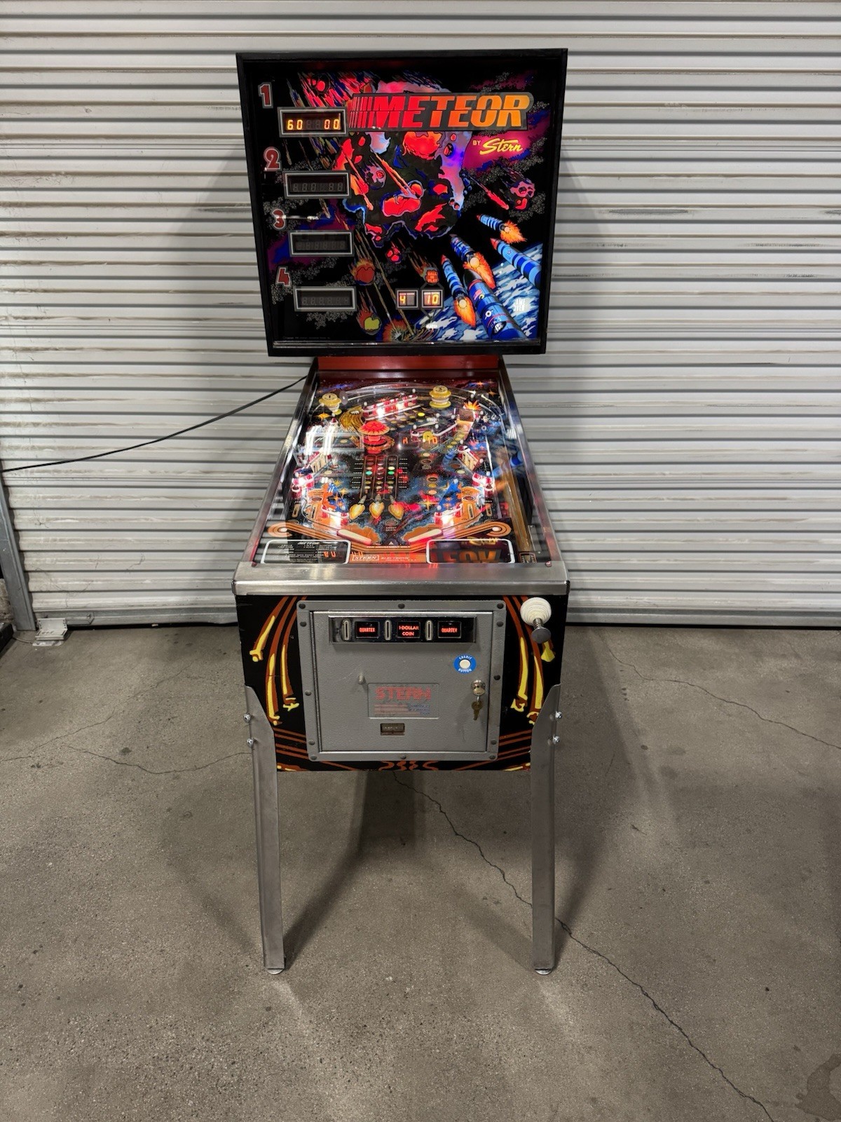 Meteor pinball machine Stern 1979 Orange County Pinballs FREE SHIPPING