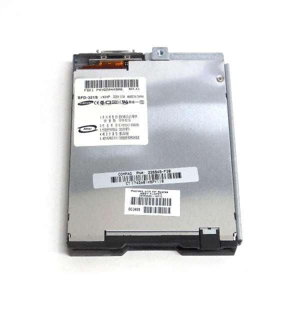 SAMSUNG FLOPPY DISK DRIVE, SFD-321S, SFD-321S/KHP, 226949-F30, 305440-001