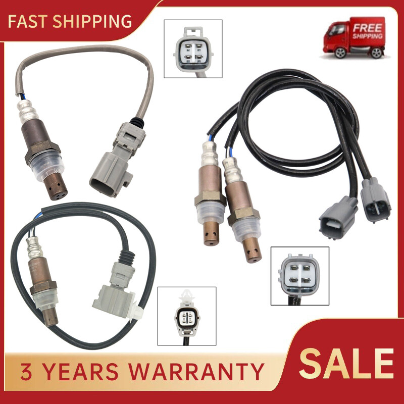 Set of 4 Oxygen Sensors For 2004-2006 Lexus RX330 2004-07 Toyota Highlander 3.3L