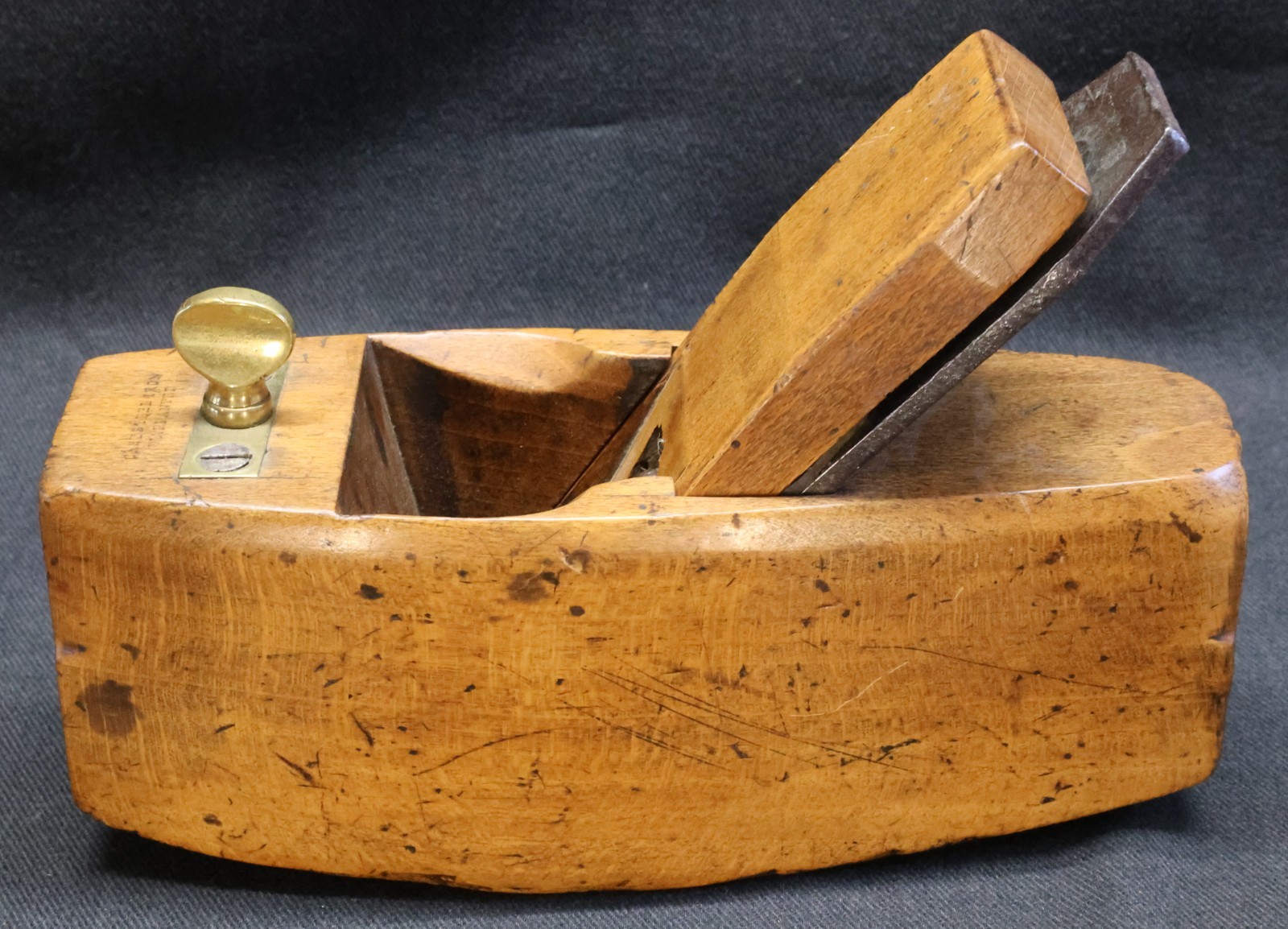 Antique Greenslade 2" Compass Smoothing Plane w/ Adjustable Foot