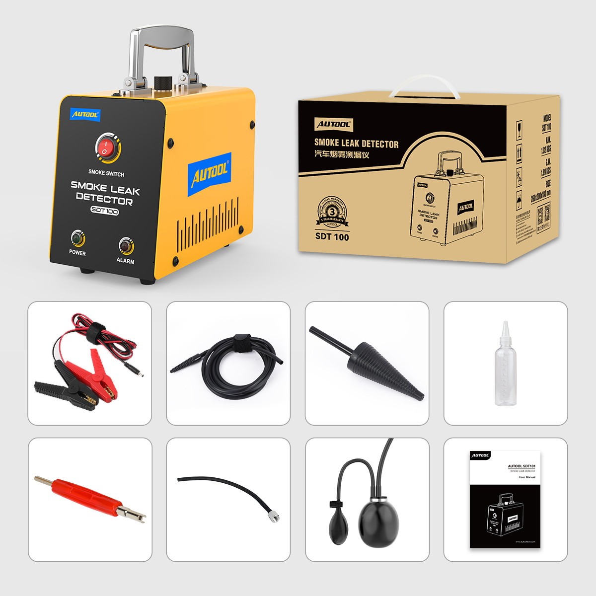 Automotive EVAP Smoke Machine Diagnostic Vacuum Leak Tester Detection Smoke Test