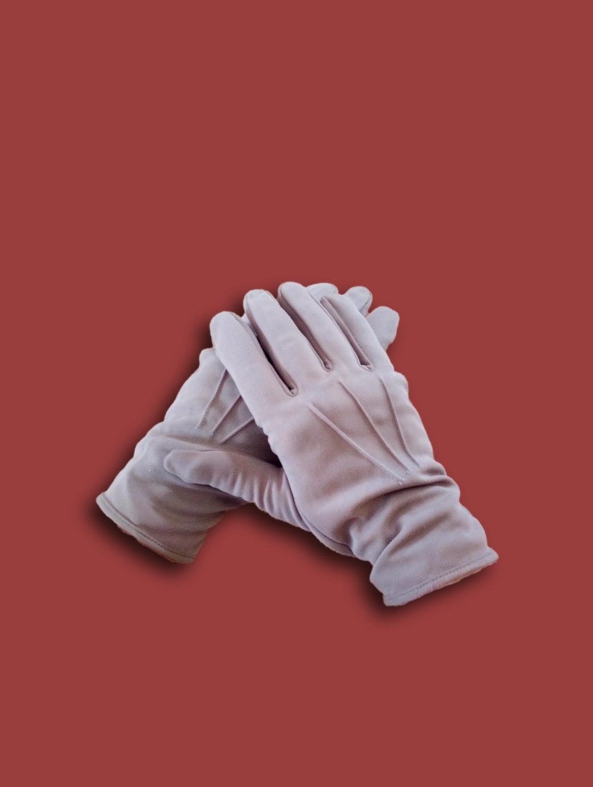 MILITARY DRESS GLOVE GRAY 100% NYLON X-LARGE 11-12 GOVT ISSUE NEW OLD STOCK