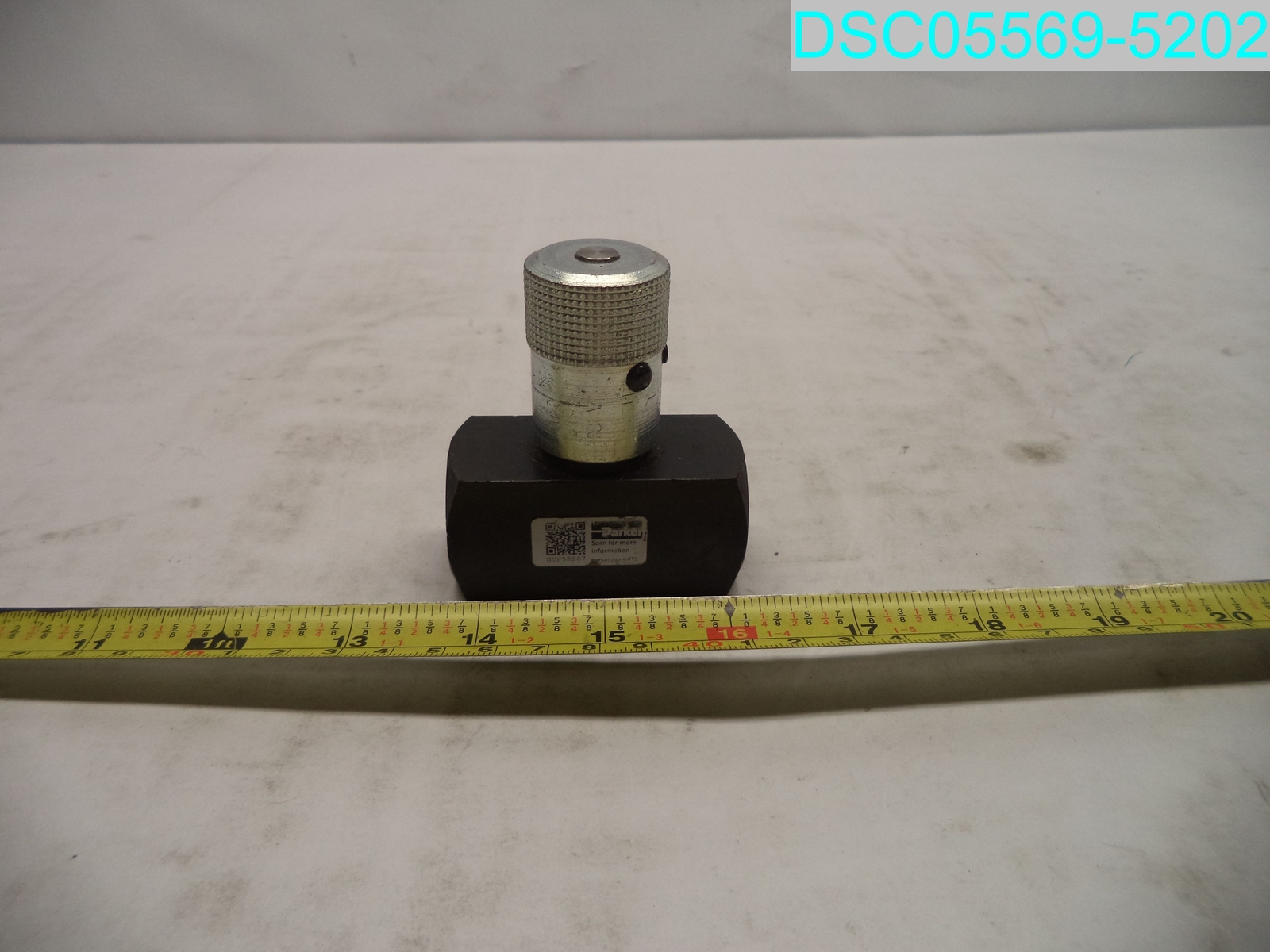 Parker N800S-V Hydraulic Needle Valve 5000 PSI 345 Bar Max
