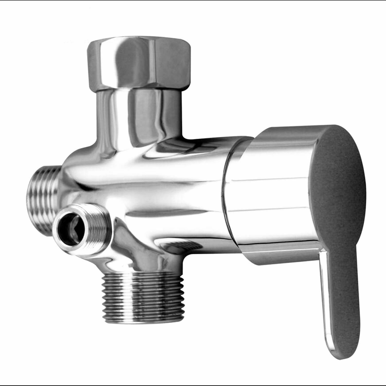 Bathroom Toilet 3-way T-Connector Hot/Cold Mixer Valve Brass For HandHeld Bidet