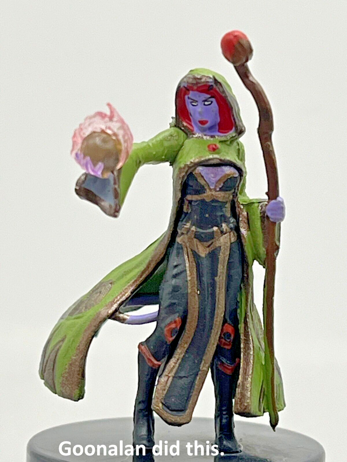 D&D Pathfinder Mini City Lost Omens 15 Tiefling Hellspawn Adept UC