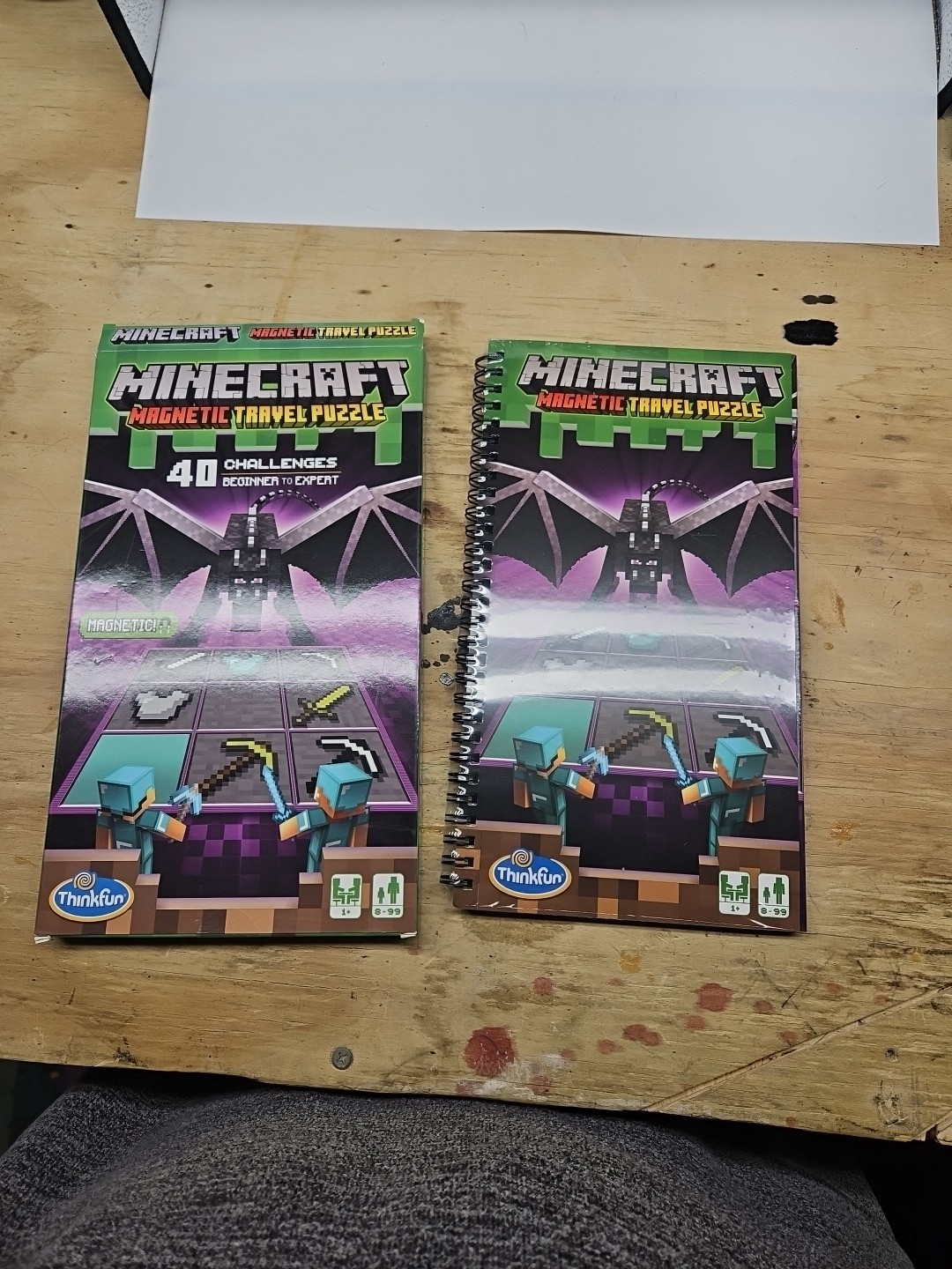 Minecraft Magnetic Travel Puzzle by ThinkFun