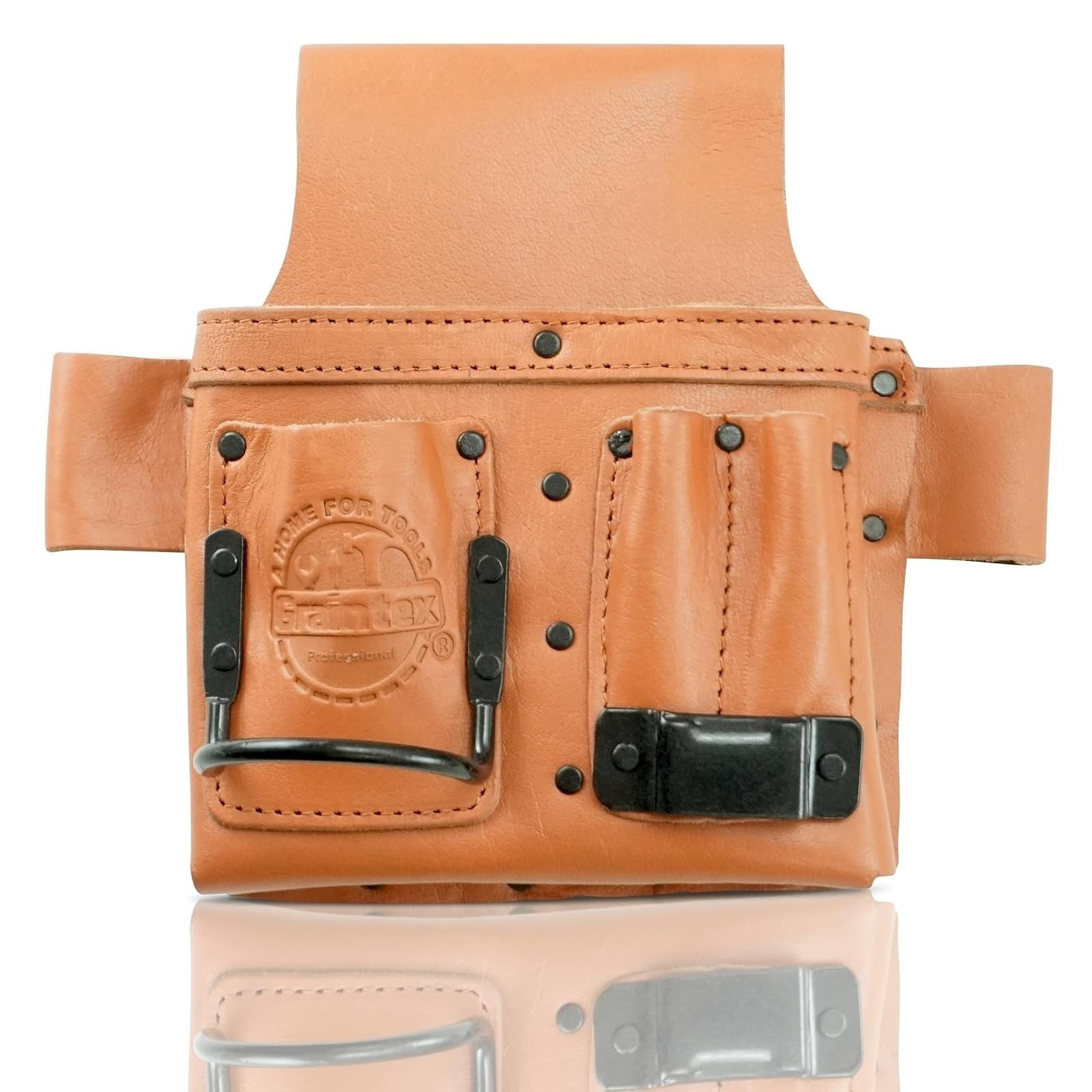 Graintex Ambassador Multi Tool Pouch - Leather Tool Belt for Professionals