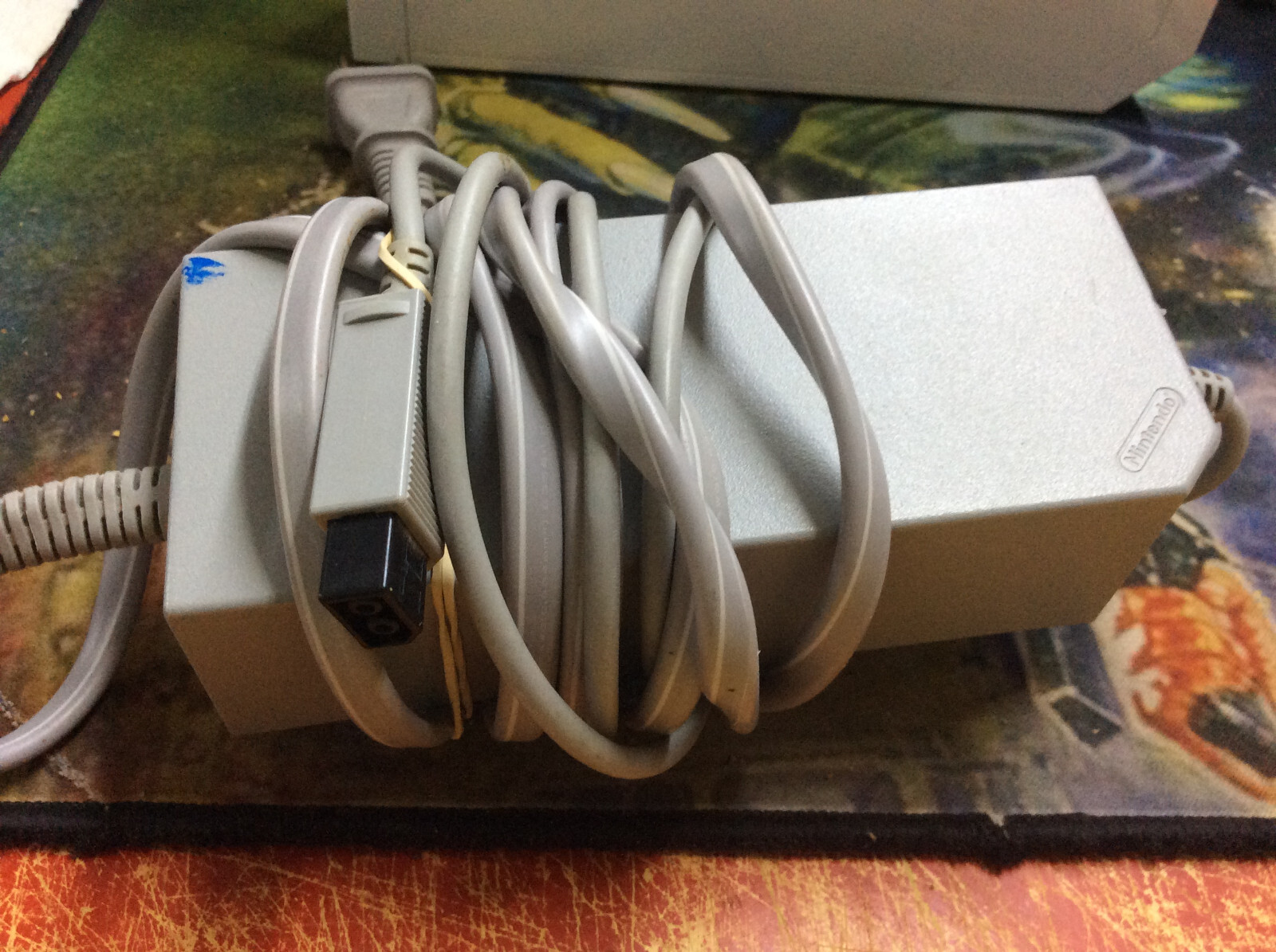 Nintendo Wii RVL-001 White Console W/ Power Cable + Controller, wand