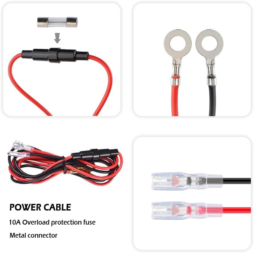 Heat Resistant Universal Cigarette Lighter Socket with Extension Cable Included