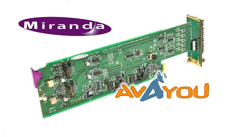 Miranda GV ADA-1023 Dual (Stereo) Analog Audio DA board for Densite Frame DRP