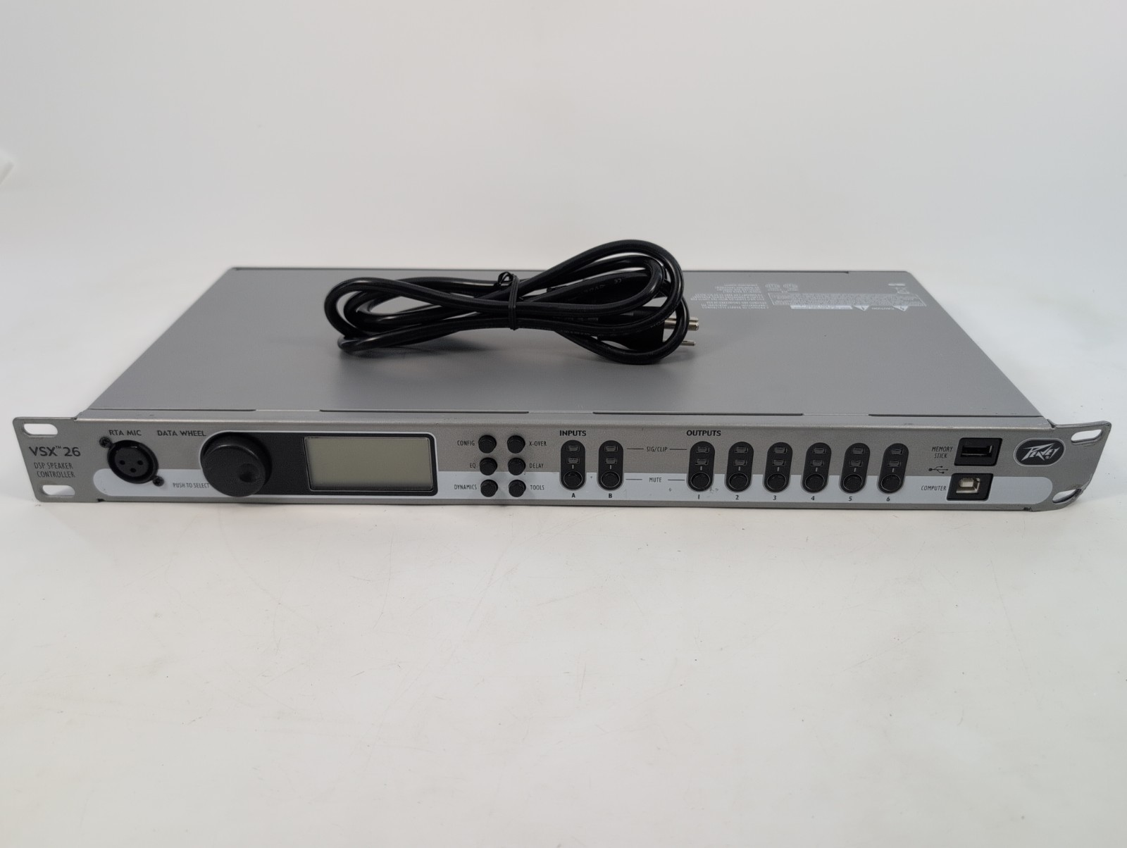 Peavey VSX 26 Loudspeaker Management Control System - Power Tested Only READ
