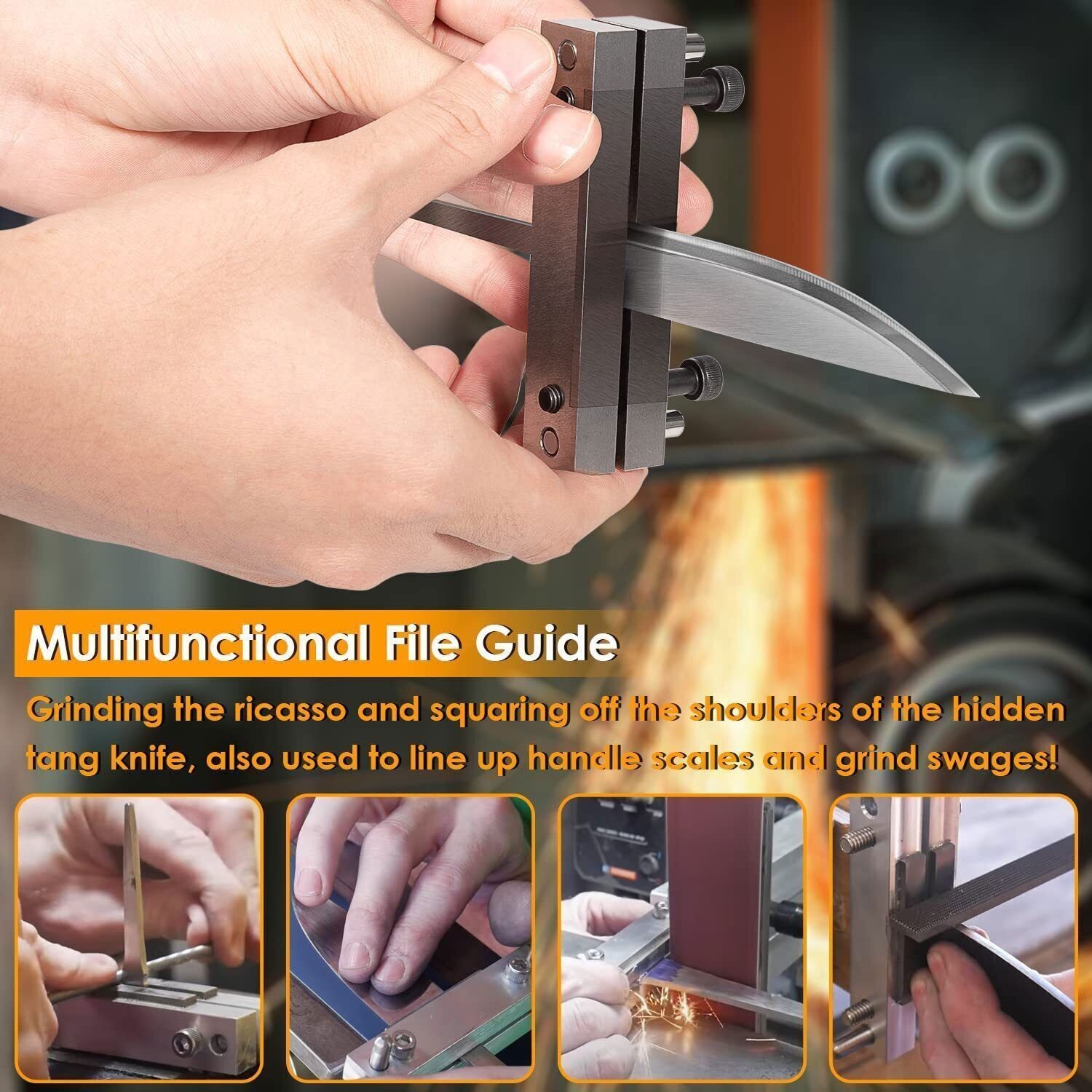 Hardened File Guide with Carbide Surface For Knife Making Knife Maker Tool Blade