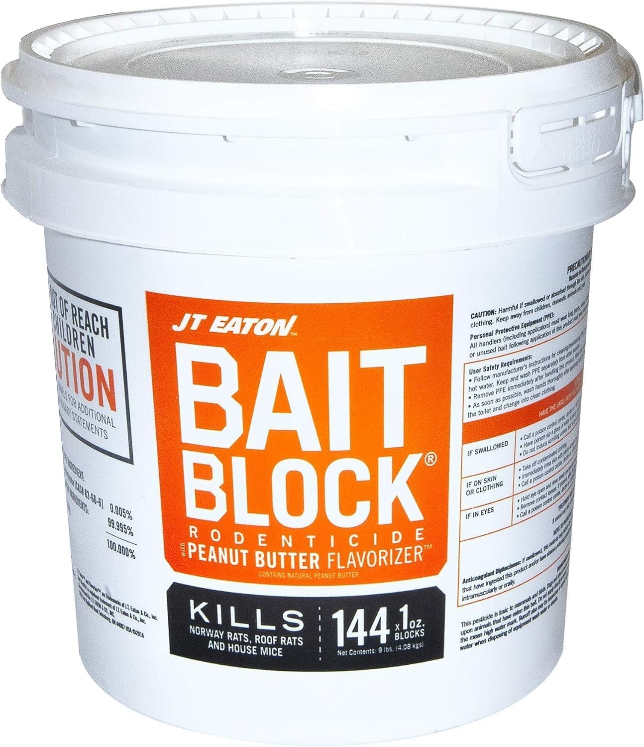 144 Count Rodenticide Blocks - Diphacinone Formula for Instant Rodent Control