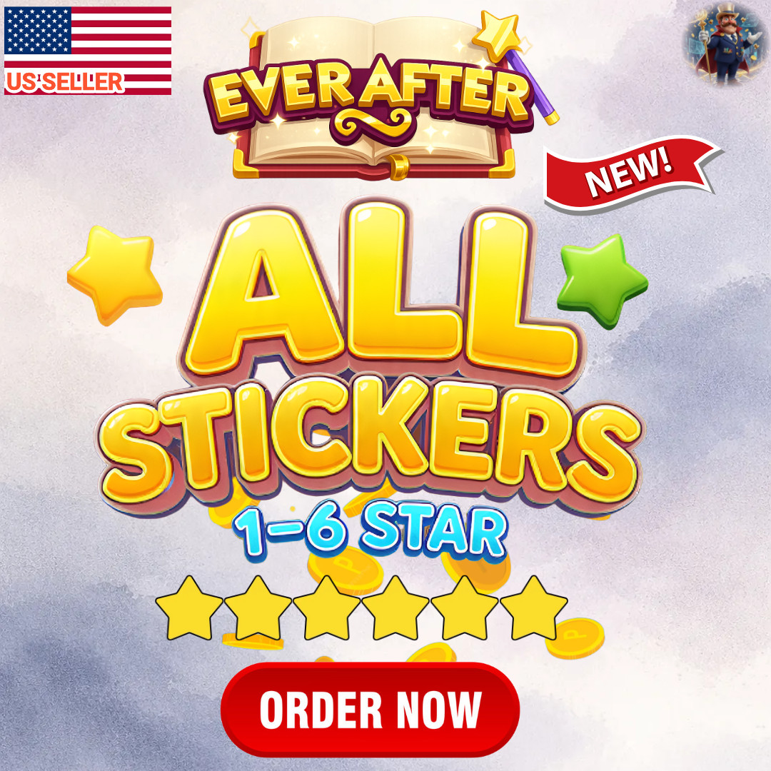 Monopoly Go Stickers ✅ ALL STICKER 1-6⚡( New Album) ⭐AVAILABLE AND CHEAPEST
