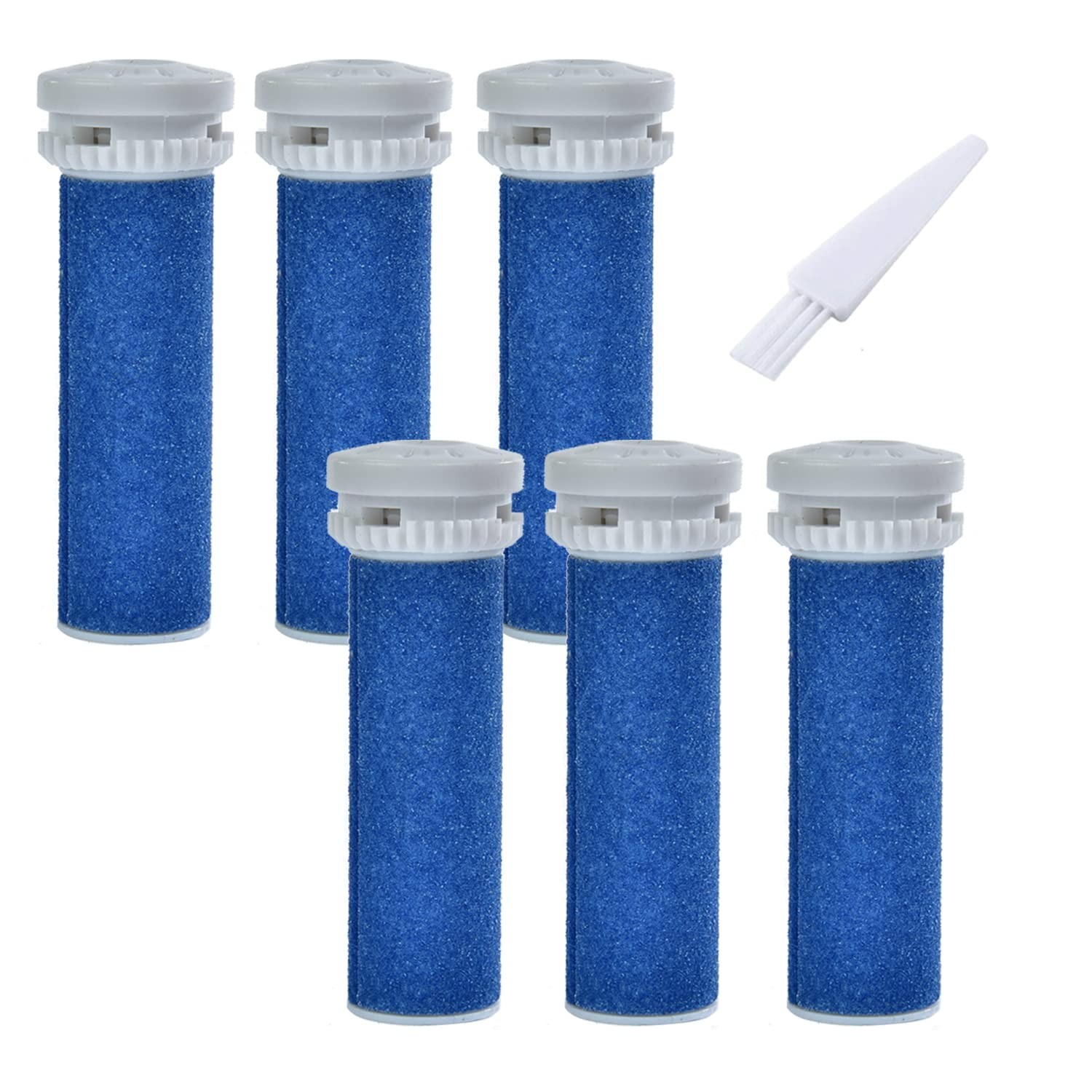 6 Pack Blue Extra Coarse Replacement Roller Refills 1 Count (Pack of 6),