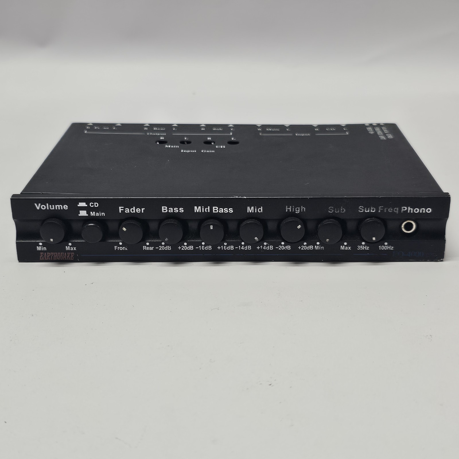 Earthquake EQ-4000PXi Car Stereo Audio Pre-Amp Equalizer UNTESTED DAMAGED READ!!