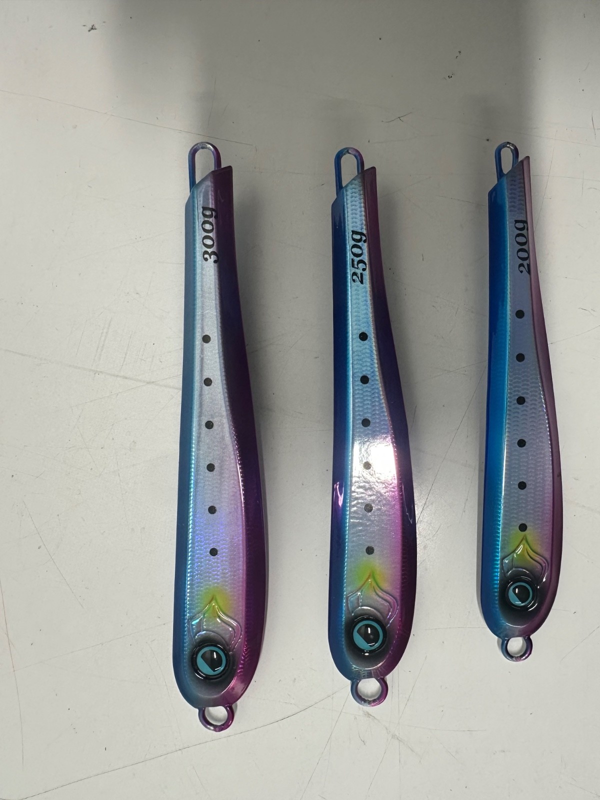 Tungsten Tuna Jigs - 200g/250g/300g set of 3 jigs