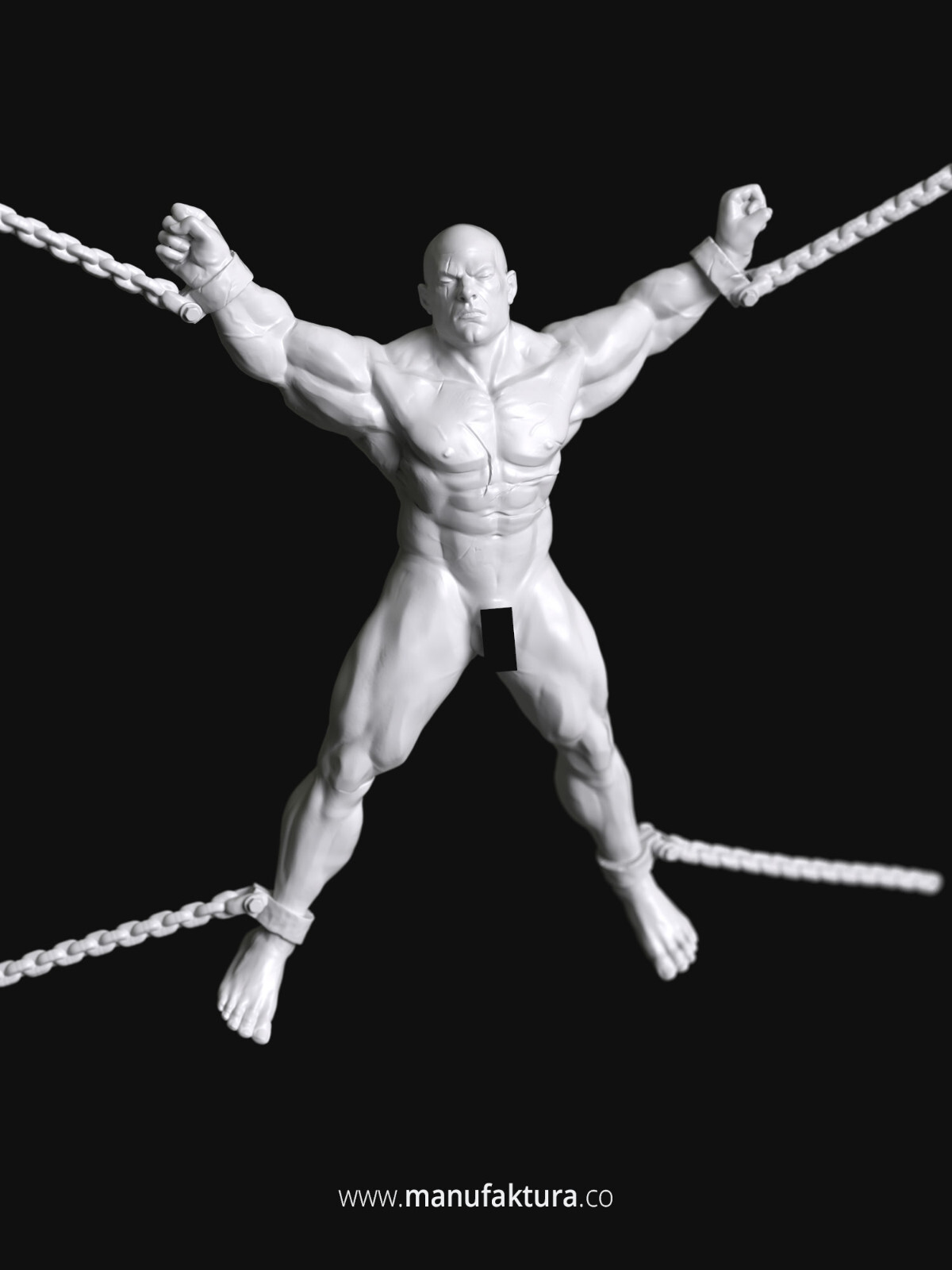 Gene-forged Marine Prisoner without Armour 31 - 28mm Resin Mini by Manufaktura
