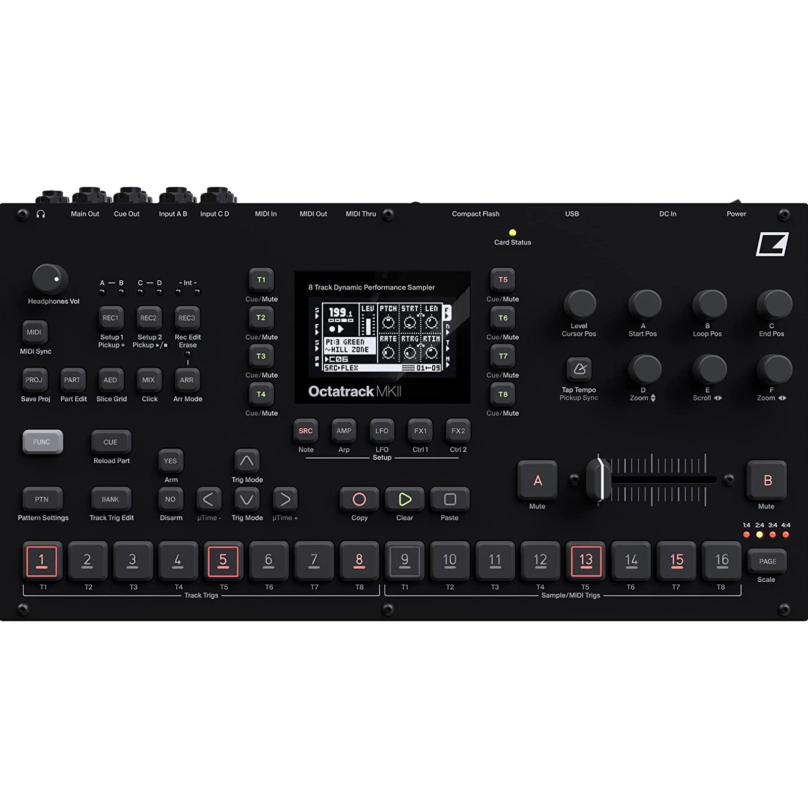 Elektron Octatrack MKII Eight Track Dynamic Performance Sampler