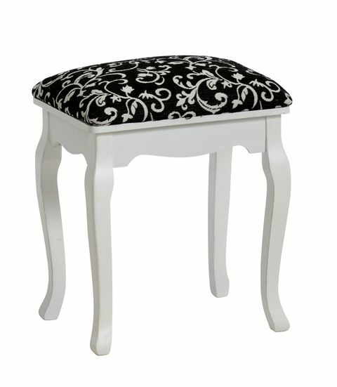 Designer Furniture Stool Bench Bench Designer Retro Reproduction 47x40x30 cm