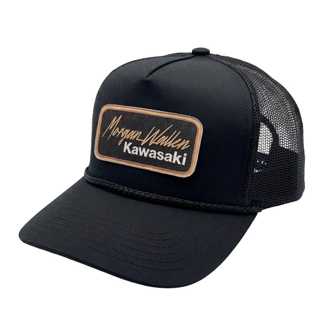 Kawasaki Morgan Wallen Limited Edition Licensed Snapback Trucker Hat KMD6-4161-