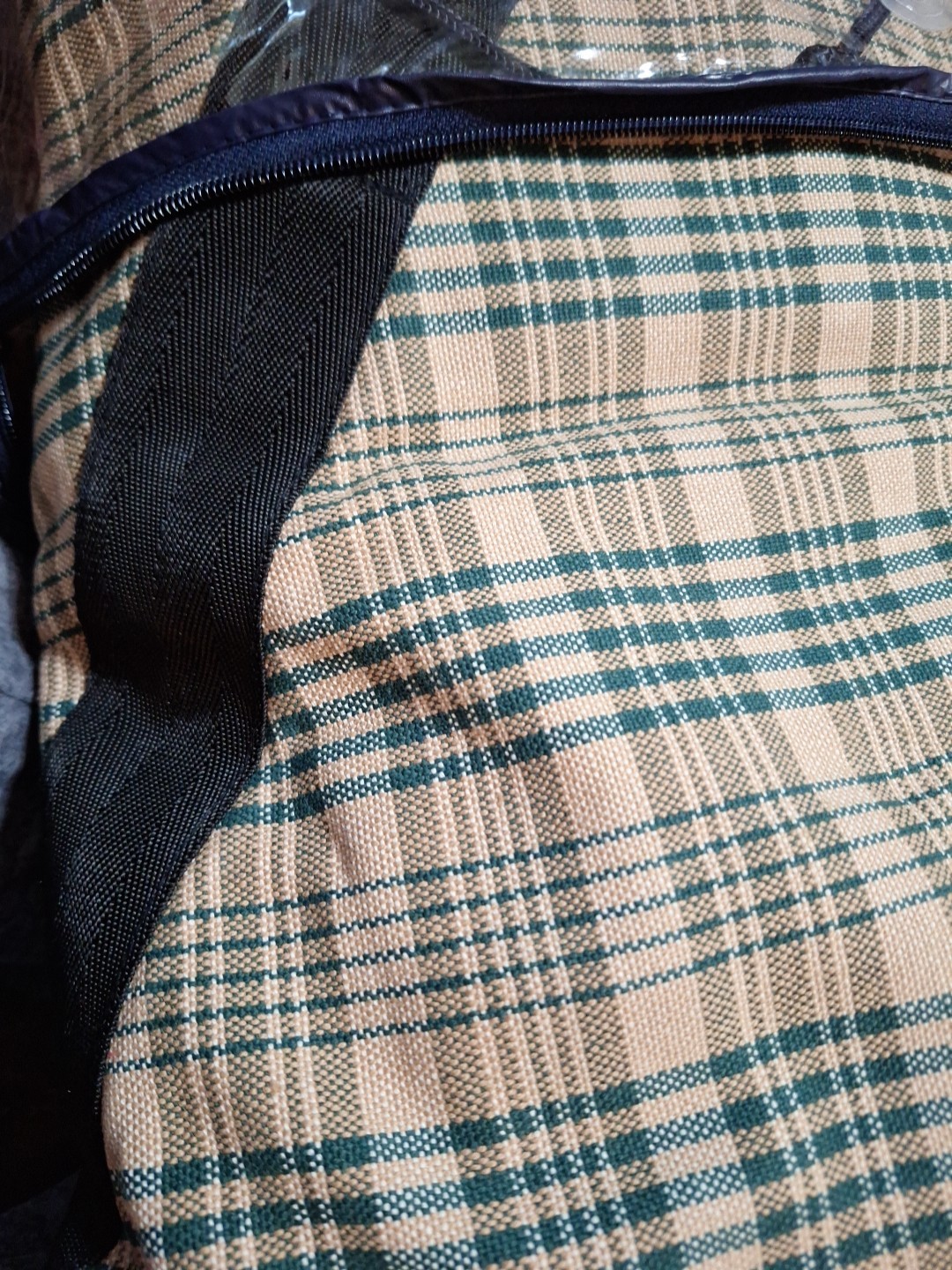 82'' Cotton Plaid Stable Sheet By PRI Hunter Green