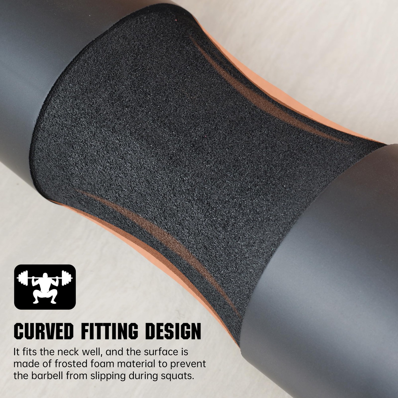 Foam Barbell Squat Pad for Hip Thrusts, Lunges & Neck Support Standard Weight