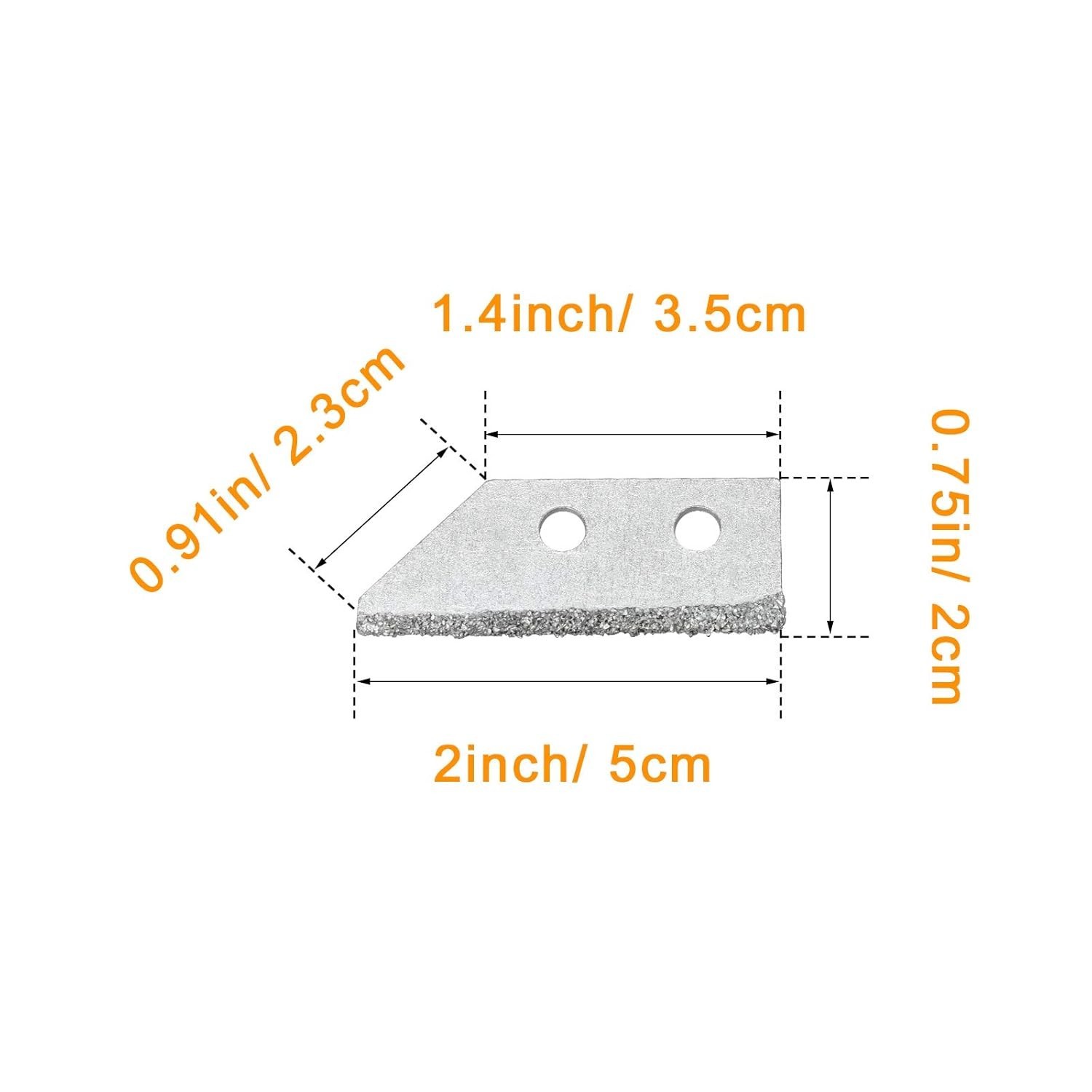 High-Quality 5-Pack Diamond Blades for Grout Saw - Easy Replacement & Versatile