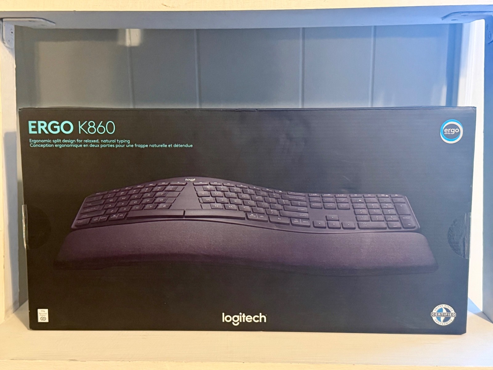 Logitech ERGO K860 Wireless Ergonomic Split Keyboard - NEW SEALED - FAST SHIP