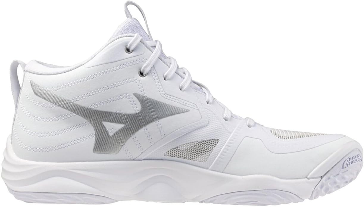MIZUNO Volleyball Shoes WAVE MOMENTUM ELITE MID V1GA2517 51 White x Silver